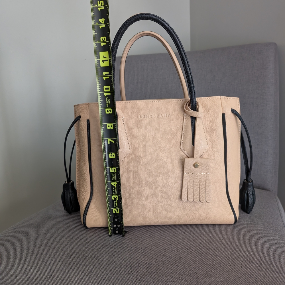Longchamp Small Penelope Leather Tote Bag - Picture 7 of 10